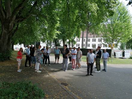 Dekanatsausflug, Bild der Gruppe bei der Stadtführung